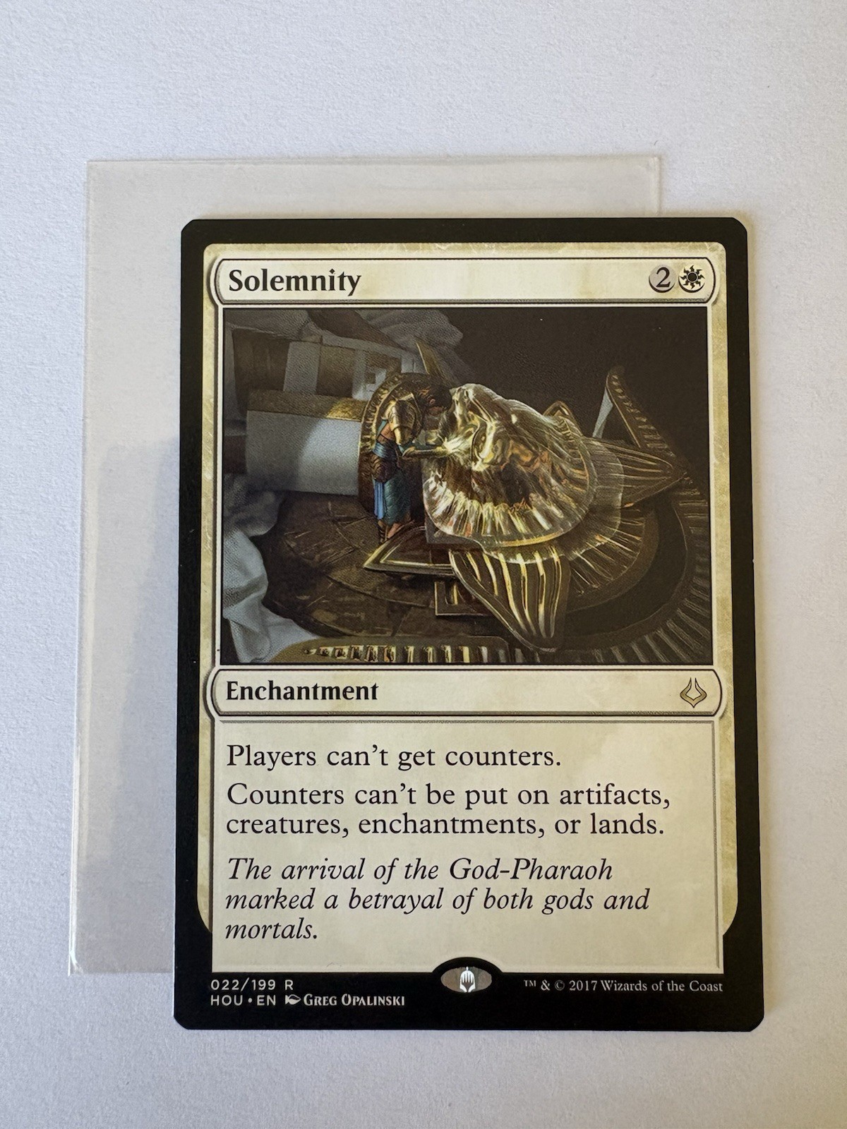 1x Solemnity | Magic The Gathering | HOU, Rare | NM Condition