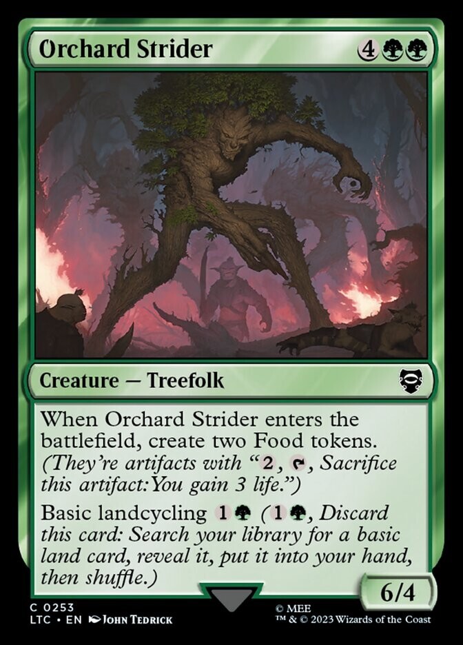 (x4) Orchard Strider 0253 Play Set Common LOTR Commander MTG Near Mint