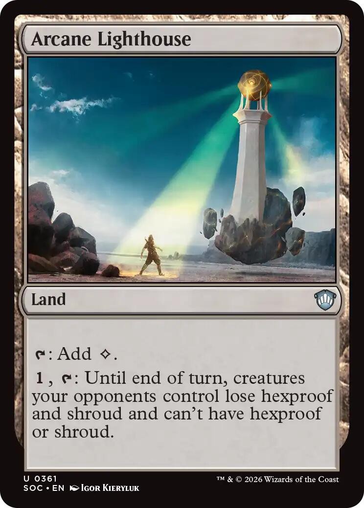 Arcane Lighthouse – 361 – NM – Commander: Secrets of Strixhaven – MTG