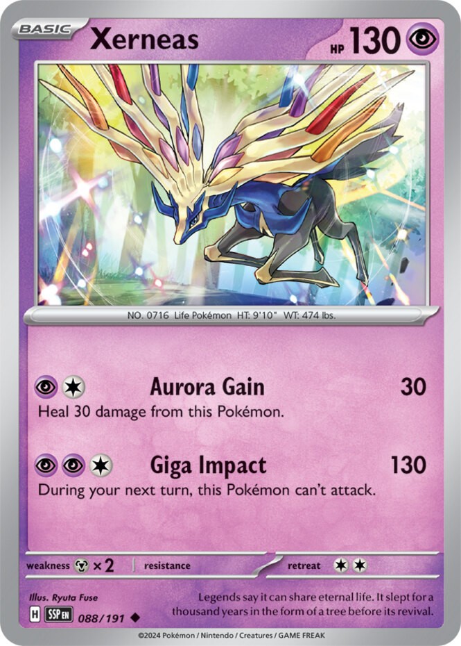 Xerneas – 088/191 – Uncommon – Near Mint