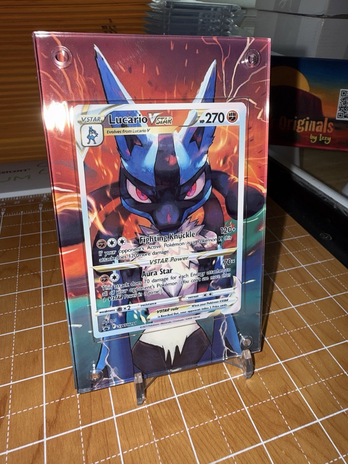Lucario VSTAR SWSH291 SWSH: Sword & Shield Promo Extended Artwork Case