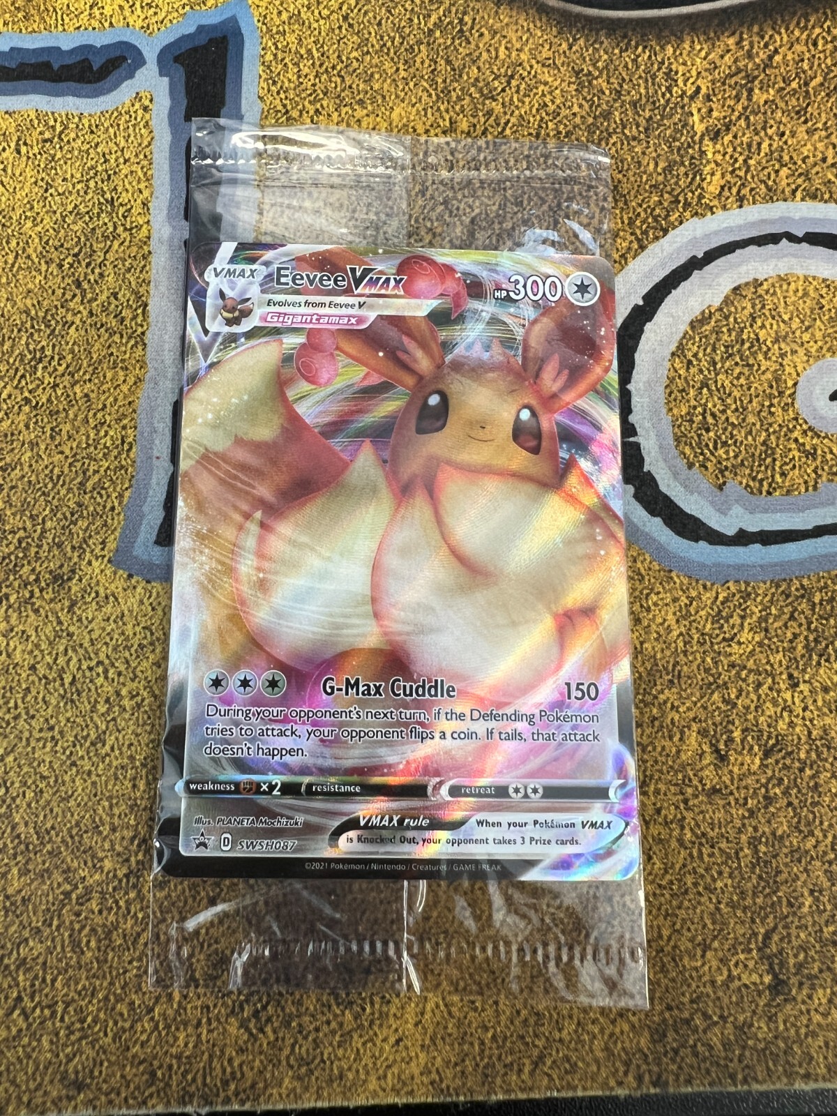 Pokemon SEALED Eevee VMAX SWSH087 Shining Fates ETB Promo Holofoil!!