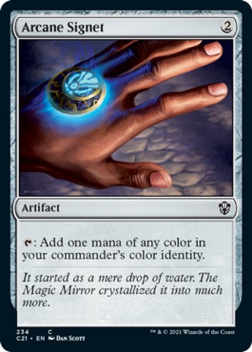 Arcane Signet – Damaged, English