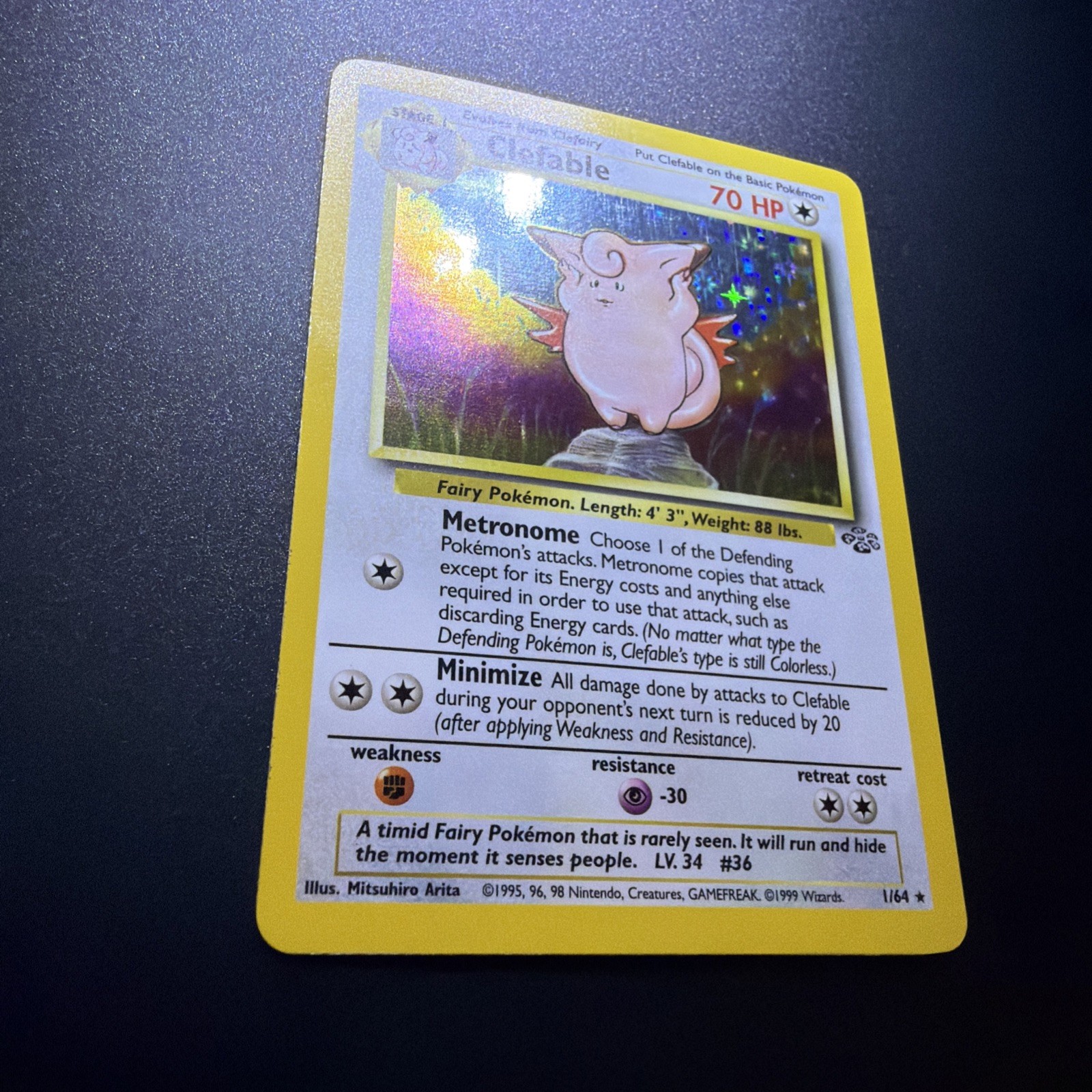 Clefable 01/64 Jungle Holo