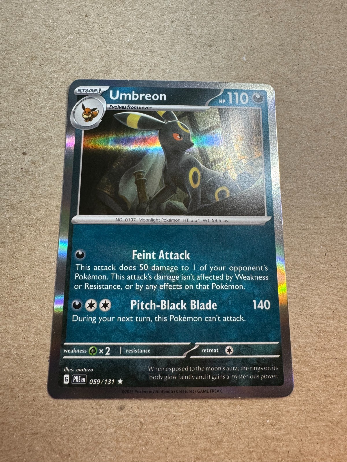 Prismatic Evolutions Complete 9 Card Eevee-lutions Set HOLO NM