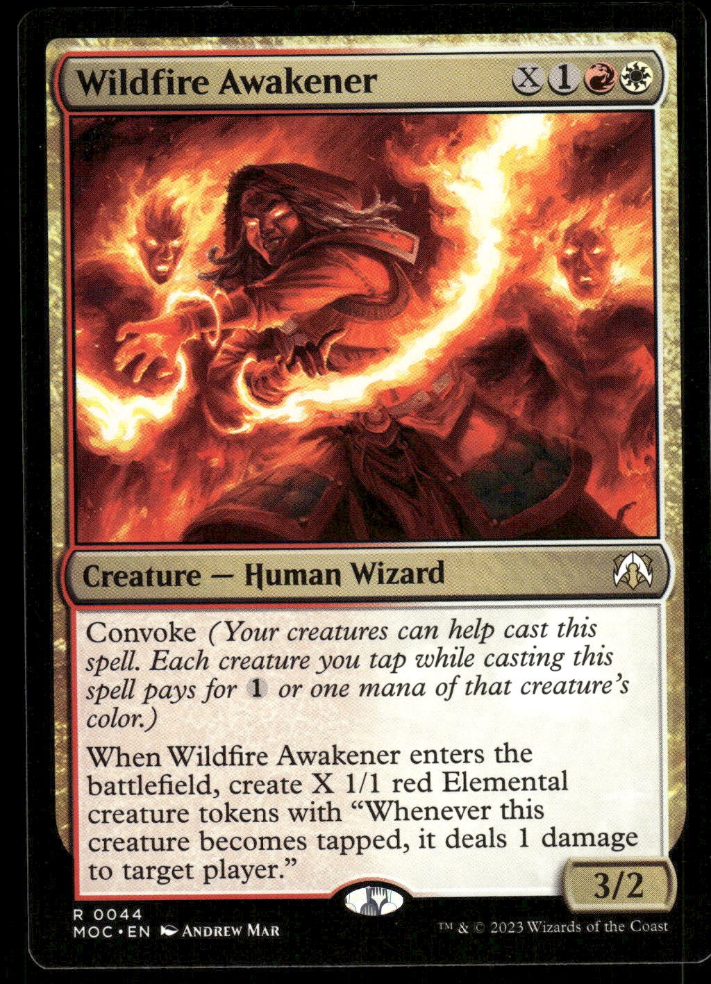 1x Wildfire Awakener – Commander: March of the Machine – NM – MTG