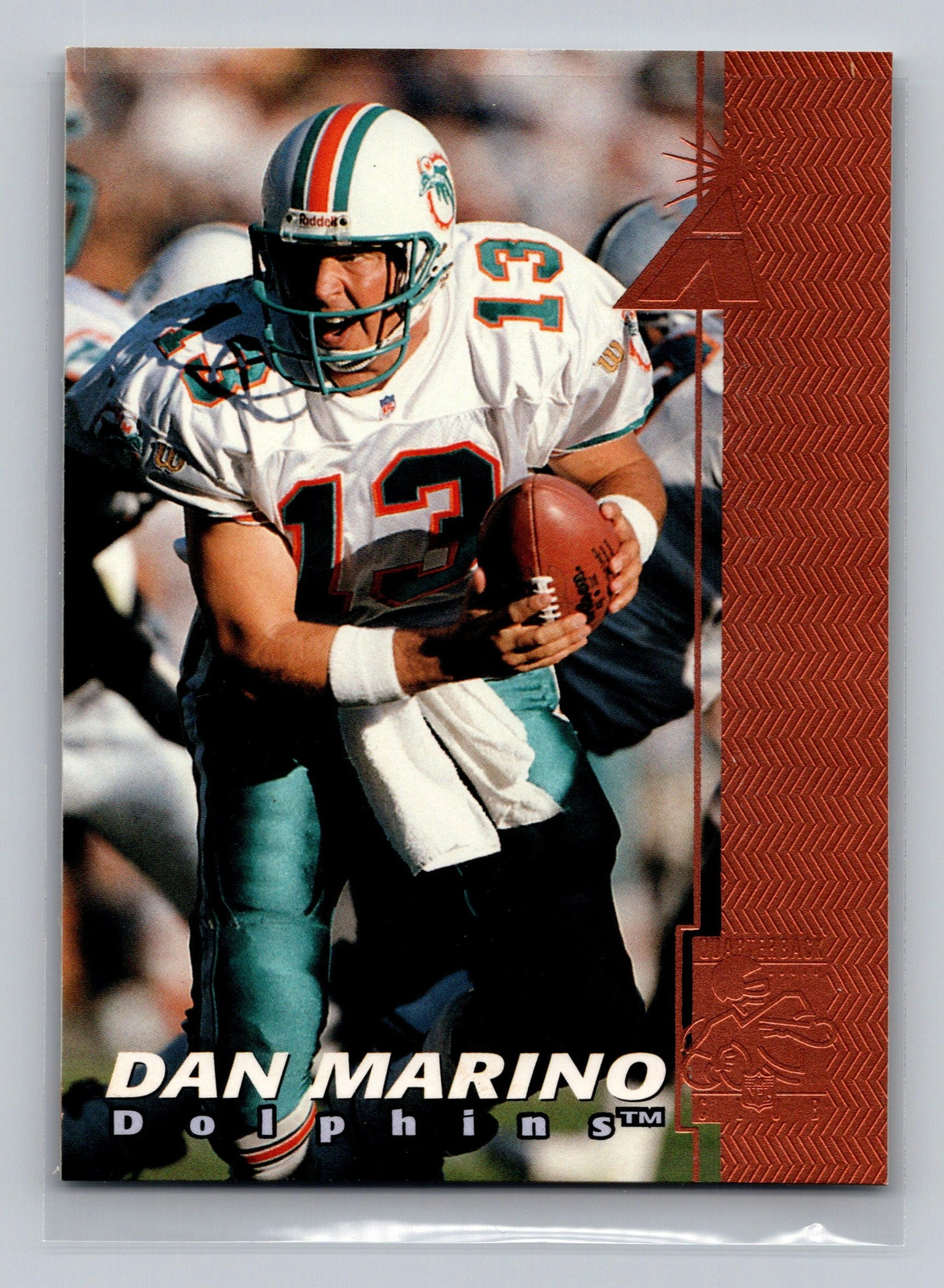 Dan Marino 4/9 Quarterback Club Bronze Parallel NM Sports Card