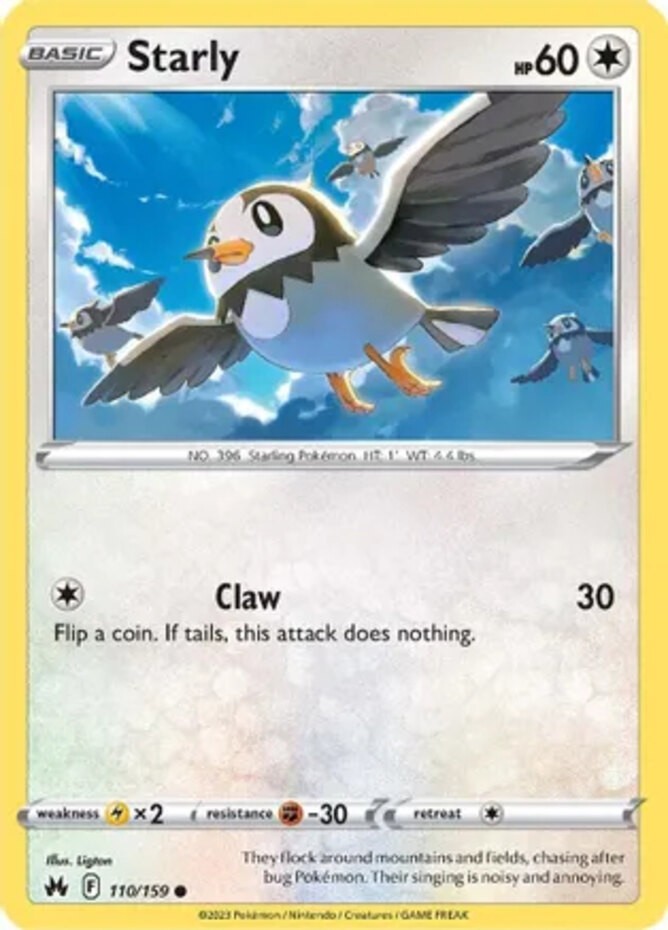 Starly – 110/159 – Common – Lightly Played