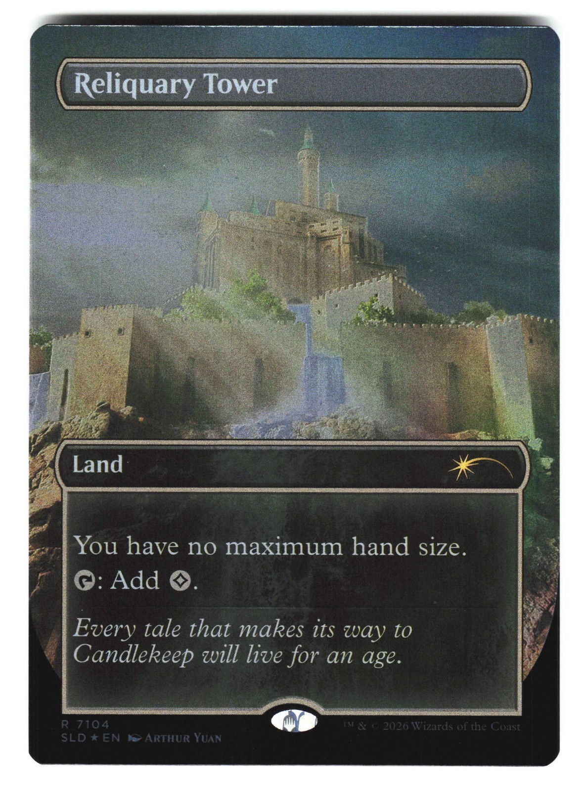 Reliquary Tower #7104 (NM) (Rainbow Foil) (R) (SLD) Dungeons Dragons Magic MTG