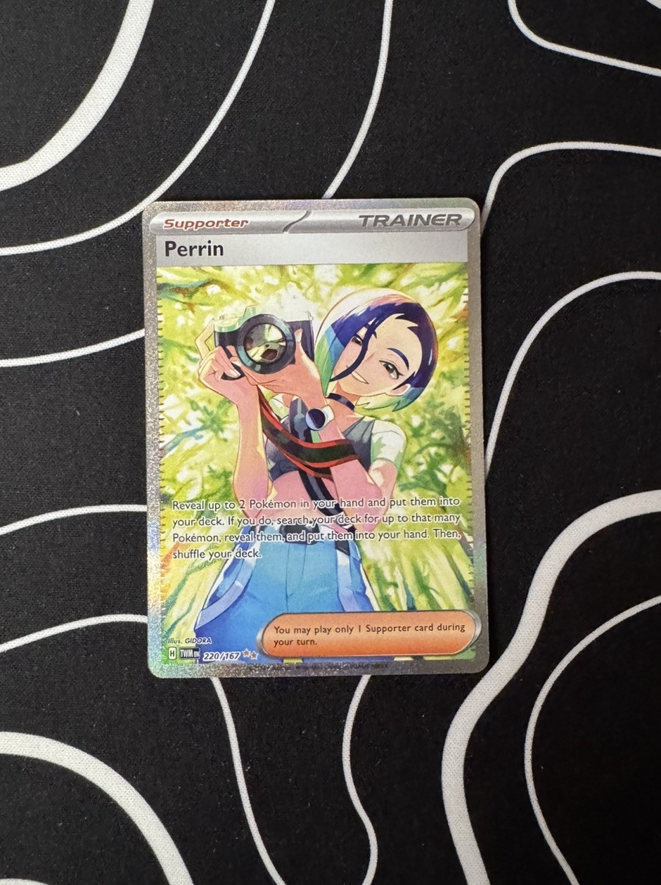 Pokemon TCG Twilight Masquerade Perrin 220/167 Special Illustration Rare SIR