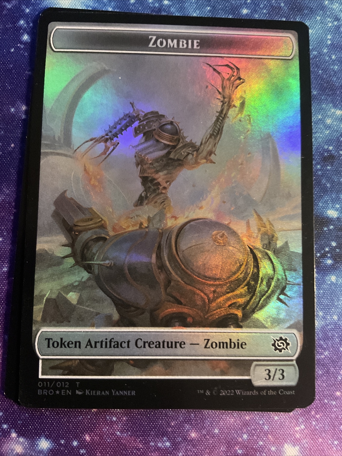 MTG Powerstone Token Zombie Token Double-Sided Token The Brothers’ War 007/012