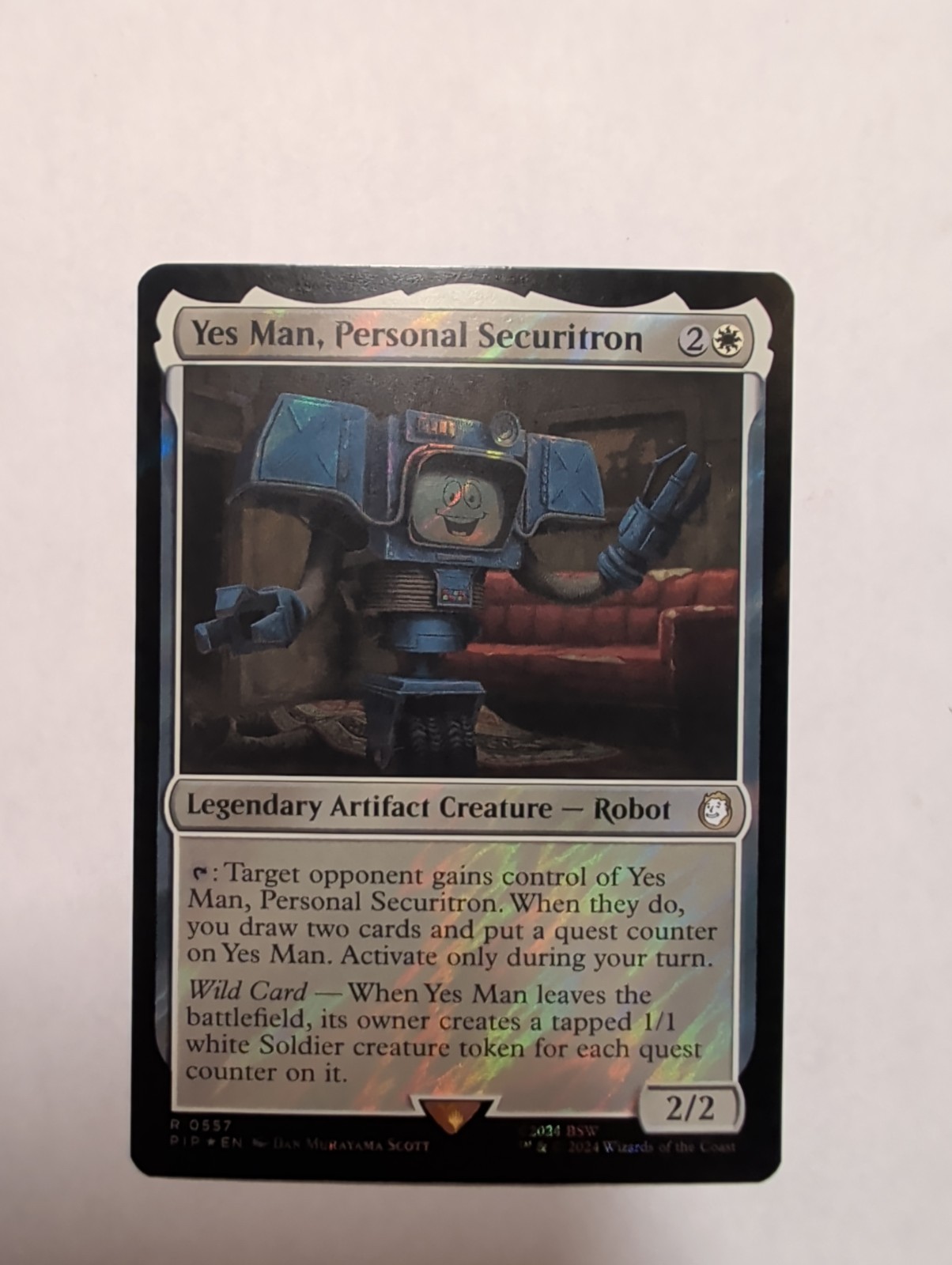 Yes Man, Personal Securitron (Surge Foil) Universes Beyond: Fallout Foil