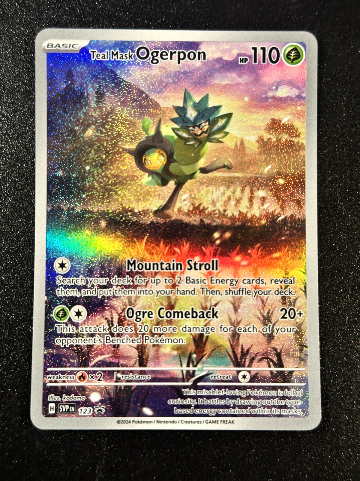 Teal Mask Ogerpon Promo SV: Scarlet & Violet Promo Cards 123 NM