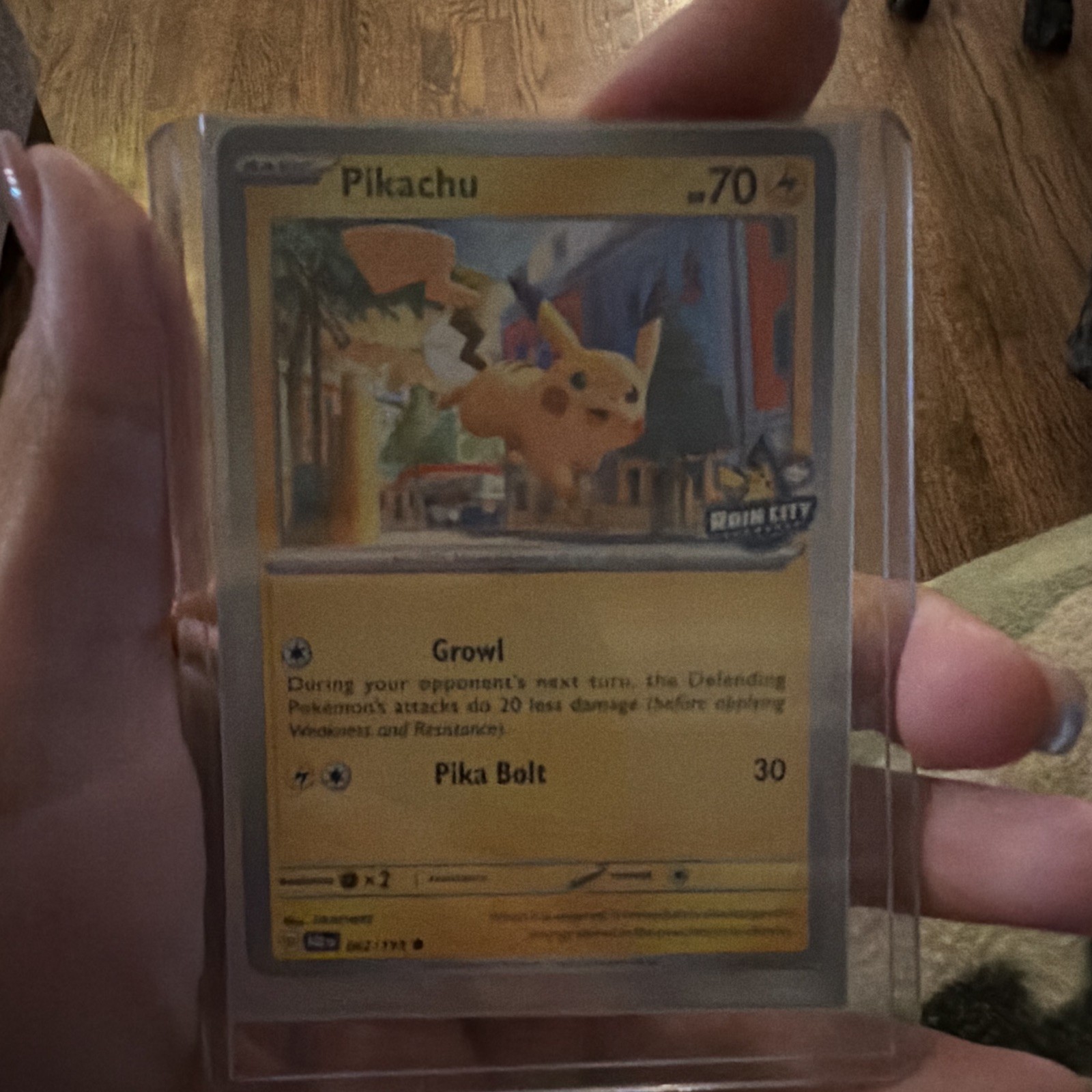 The Pokémon Company Pokémon TCG Pikachu Rain City Showcase Promo 062/193 EN 70HP