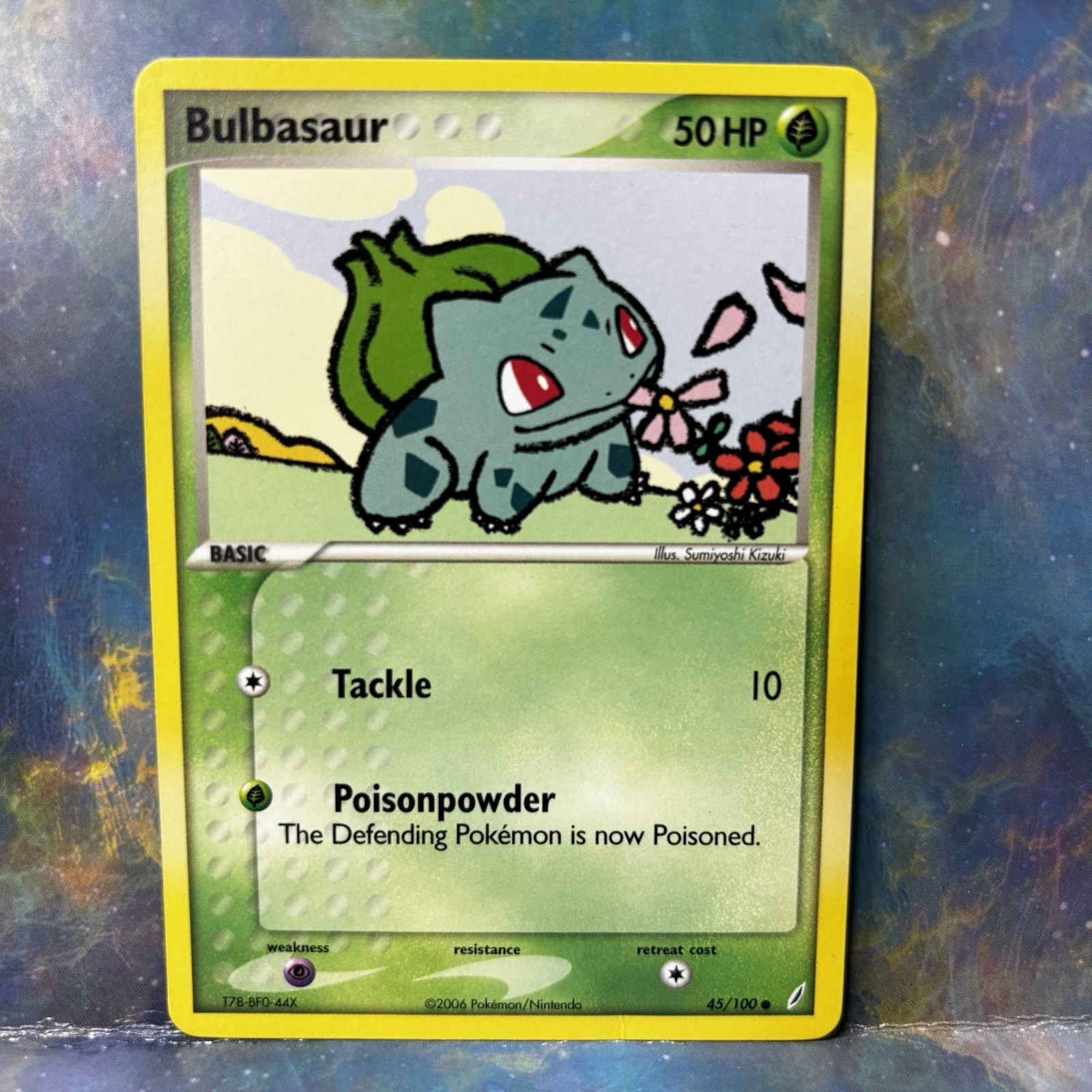 The Pokemon Company Pokemon TCG Bulbasaur 45/100 Crystal Guardians Regular HP50