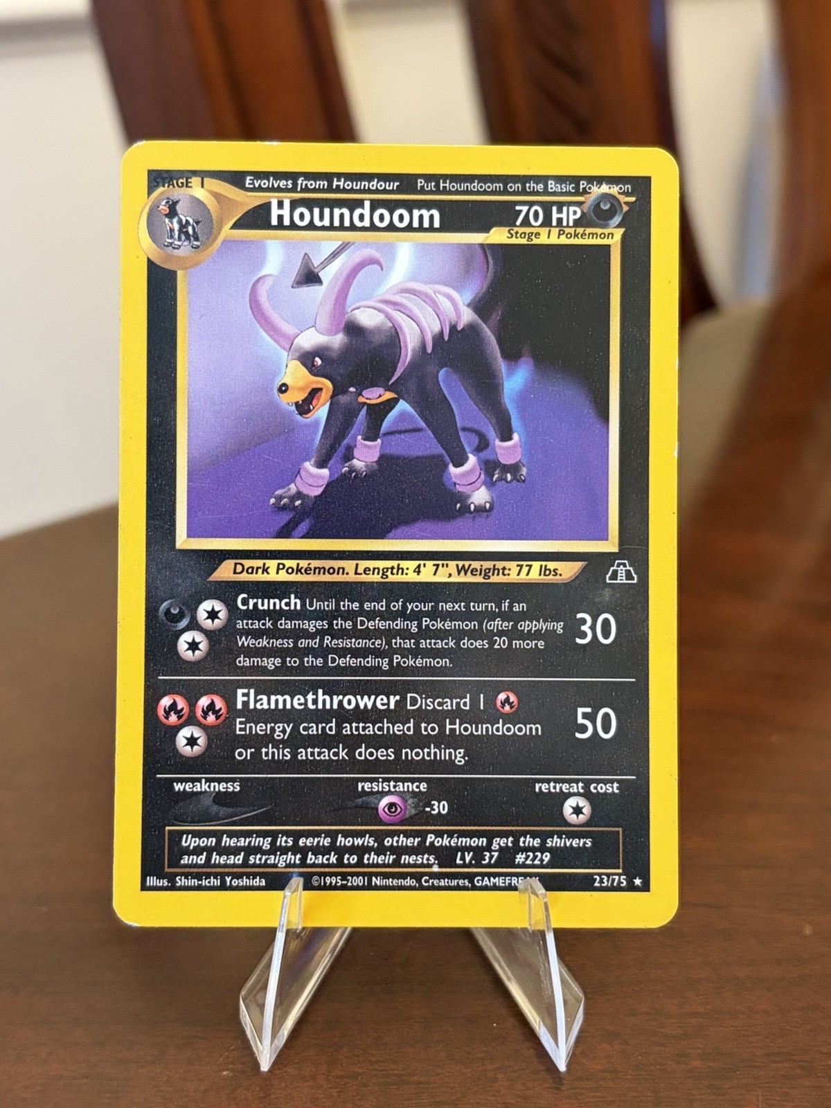 Pokemon TCG: 1X Houndoom 23/75 – Neo Discovery – LP