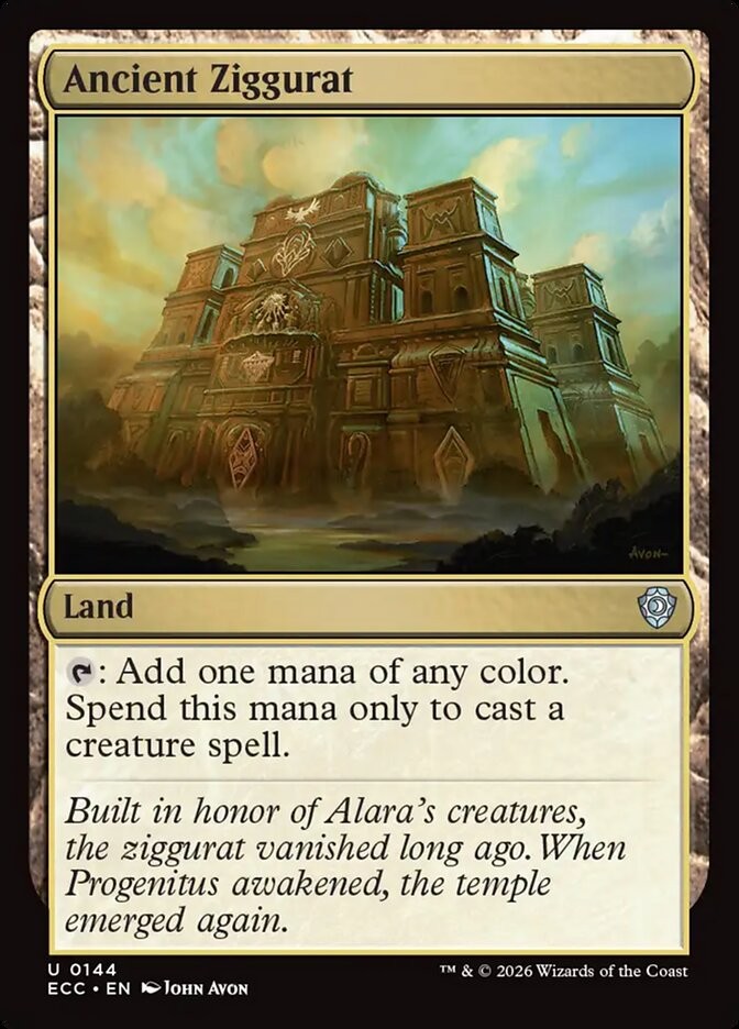 Ancient Ziggurat 144 NM Lorwyn Eclipsed Commander MTG