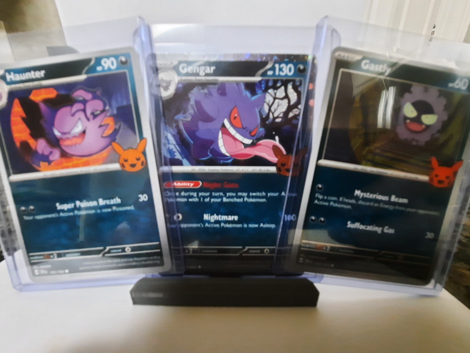 Gastly/Haunter/& Gengar Cosmos Holo 2024 Trick Or Trade Pokémon Card