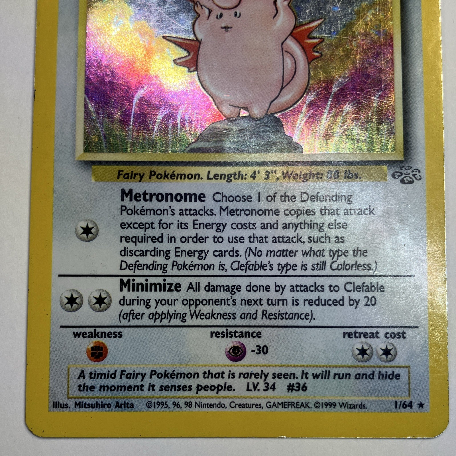 Clefable 1/64 Jungle Holo – LP