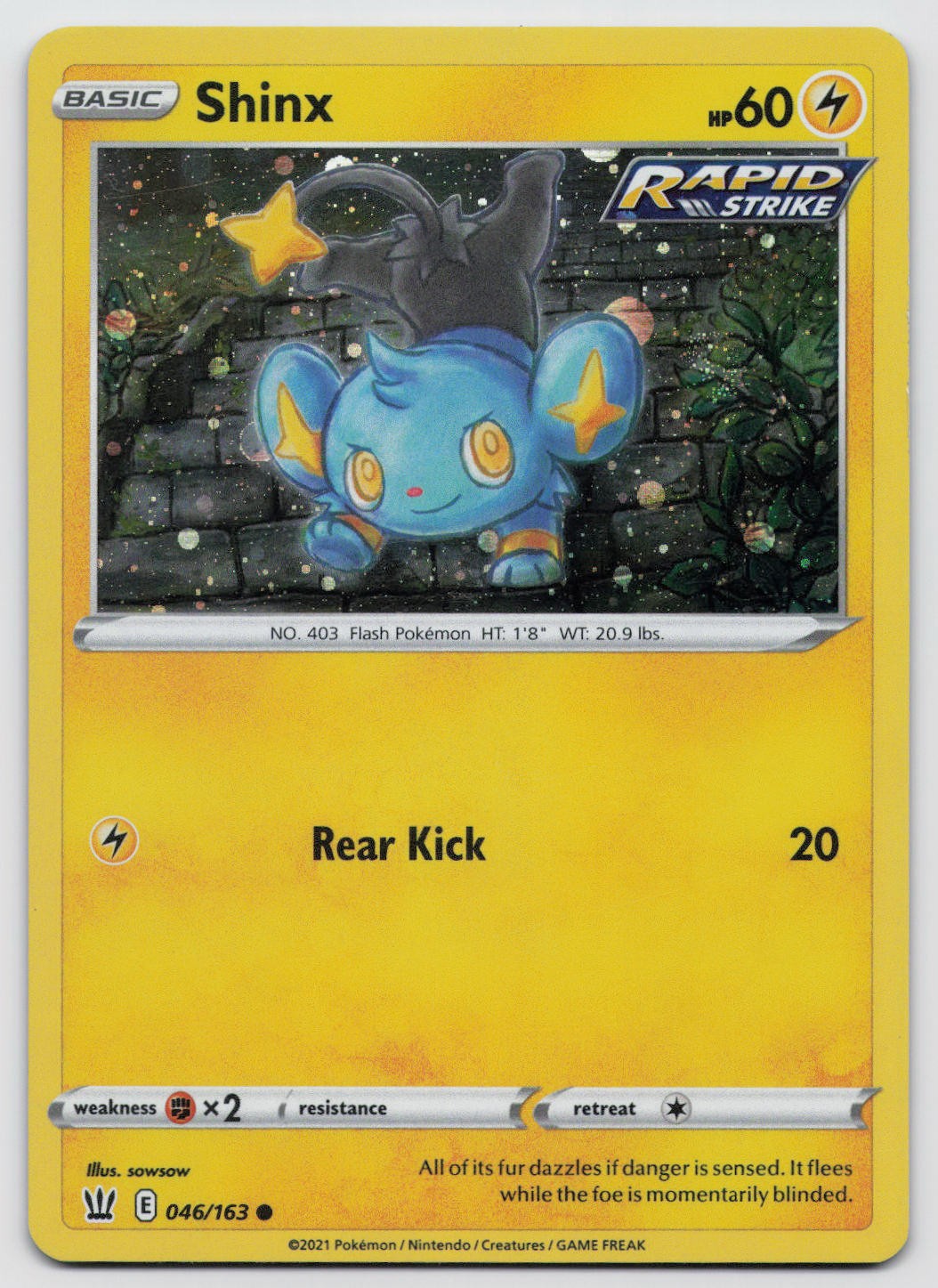 Shinx 046/163 Holo Promo Miscellaneous Cards & Products Pokemon Near Mint