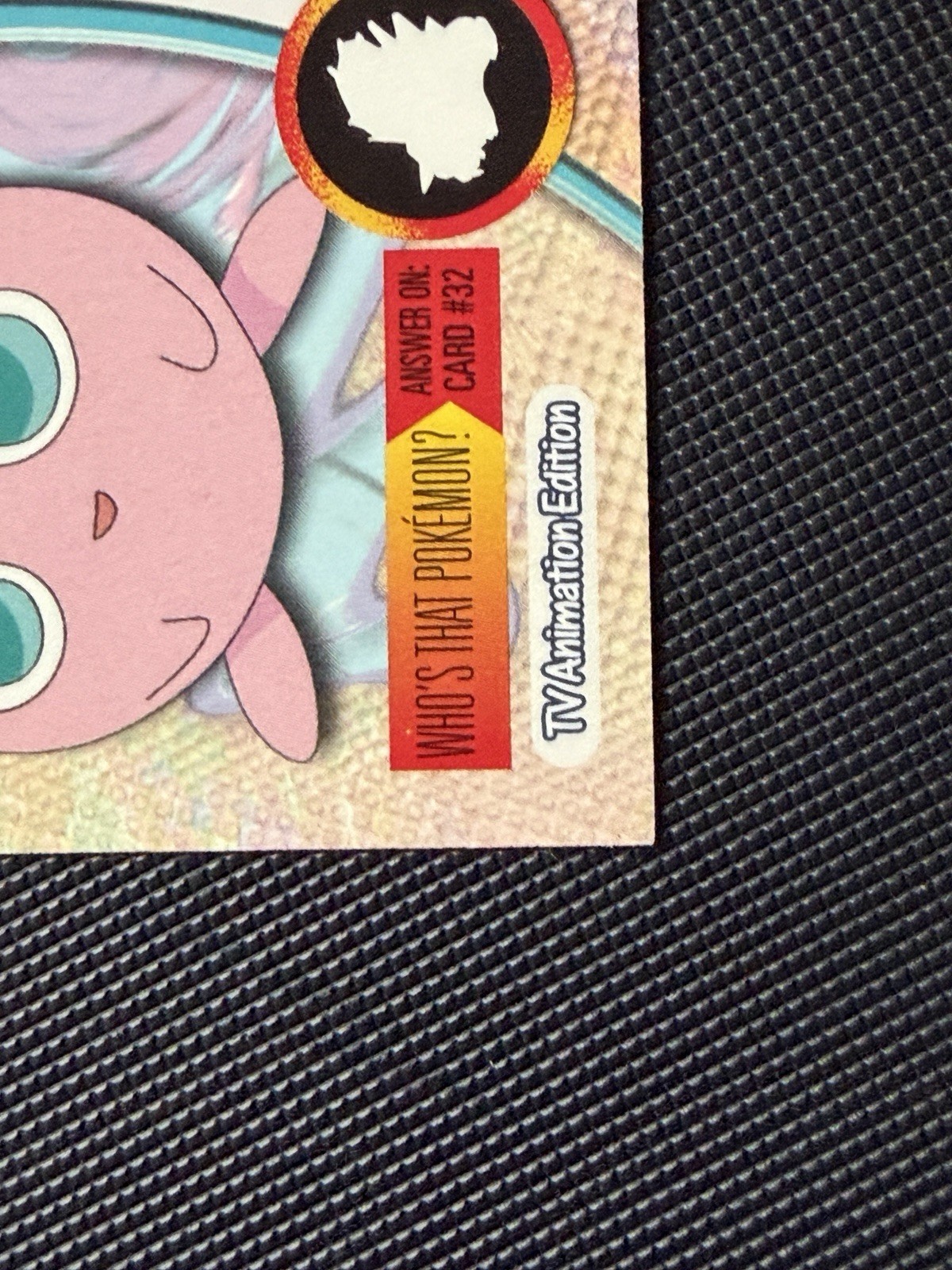 Jigglypuff #39 TOPPS Black Label Series 1 – Flames Foil Pokemon Card – MP/LP