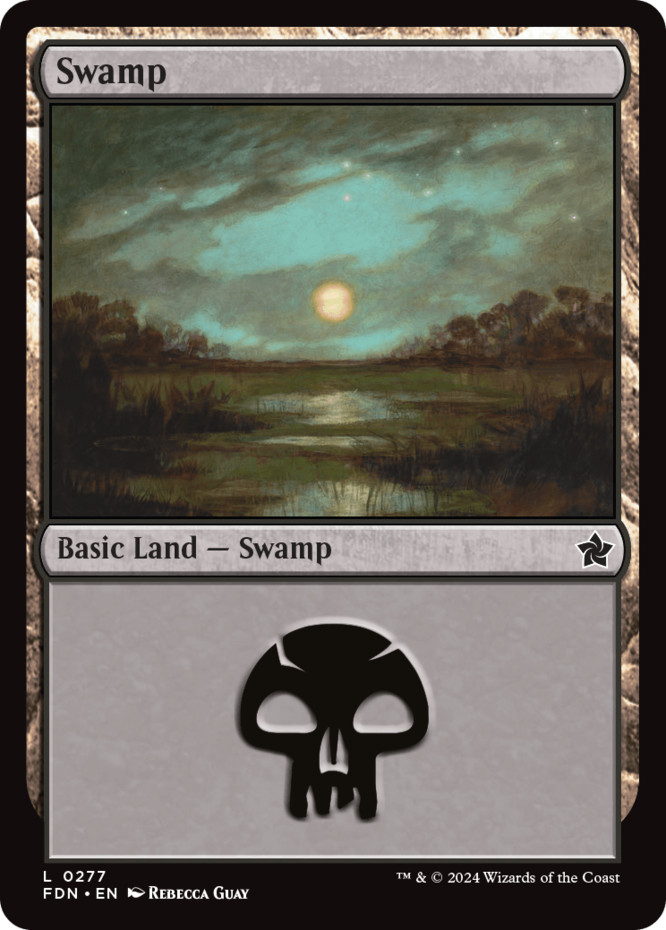 Swamp (0277)~0277~NM~(FDN) – Foundations~MTG