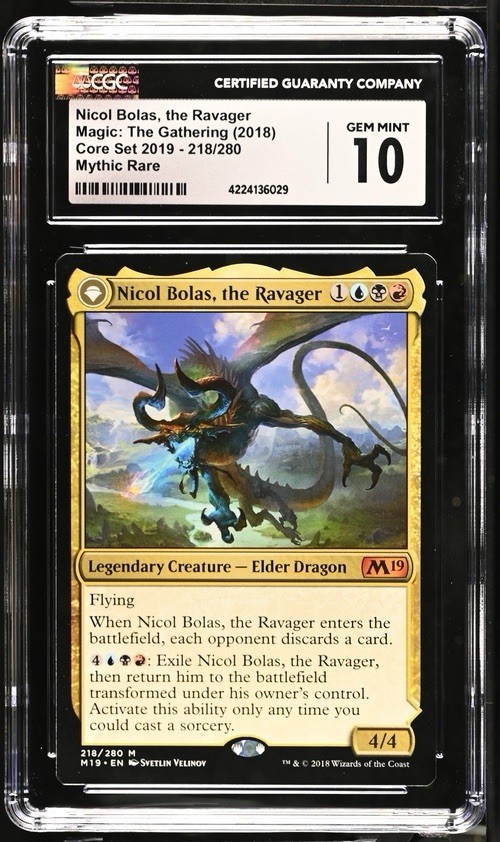 Nicol Bolas, the Ravager Mtg (2018) Core Set 2019 – 218/280 Mythic Rare
