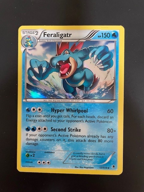 Pokémon TCG Pokémon Feraligatr Feraligatr Holo Rare Holo 17/119