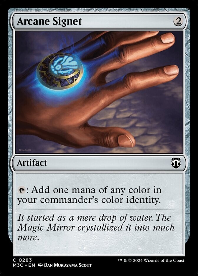 Arcane Signet 0283 Non Foil Common Modern Horizons3 Commander MTG NM