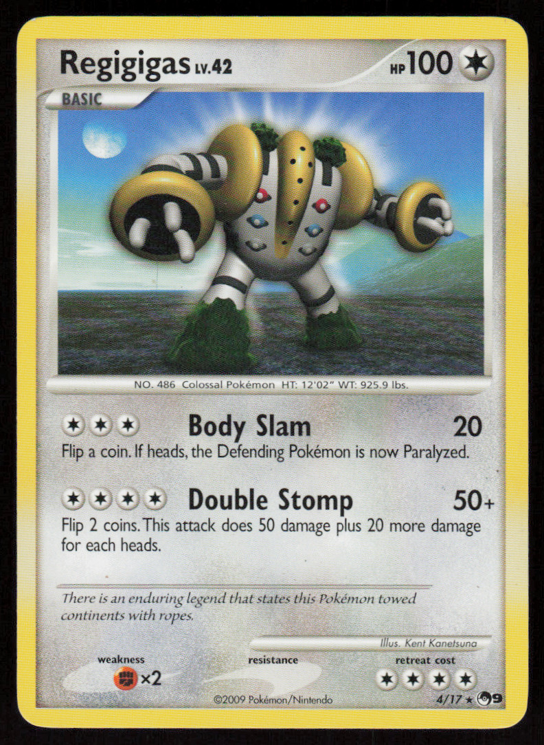 Regigigas 4/17 Rare POP Series 9 Pokemon LP