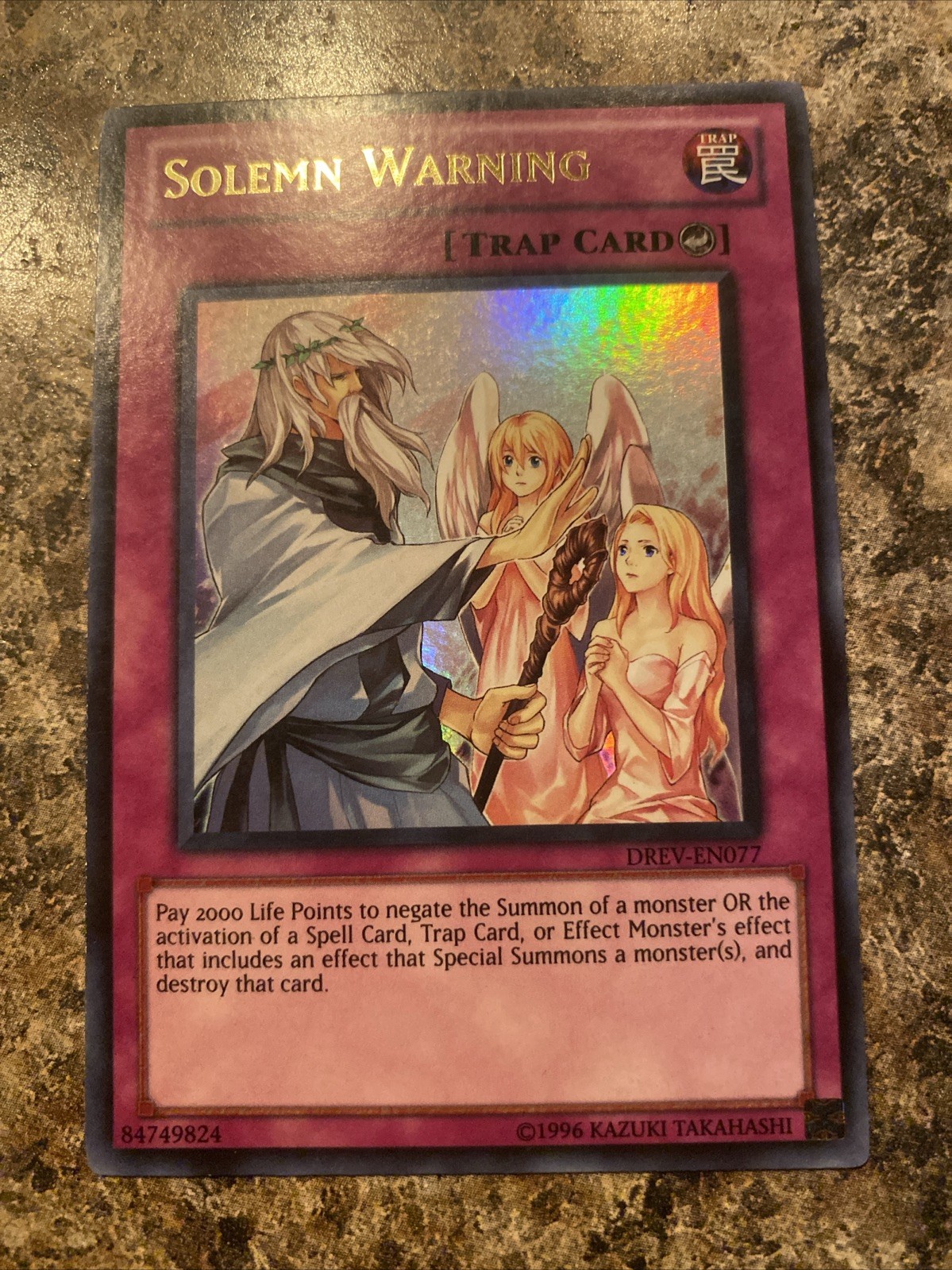 Solemn Warning DREV-EN077 Duelist Revolution Unlimited