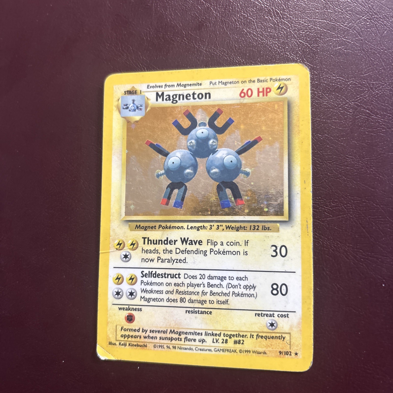 Magneton 009/102 Base Set Holo