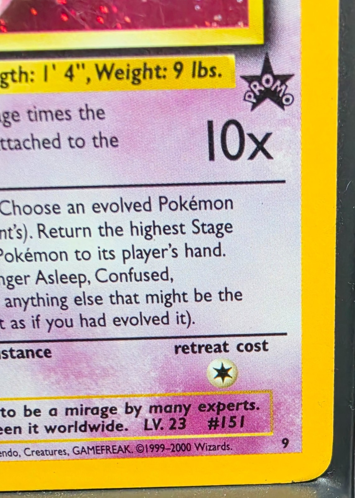 MEW 09/53 WoTC (9) HOLO BLACK STAR PROMO