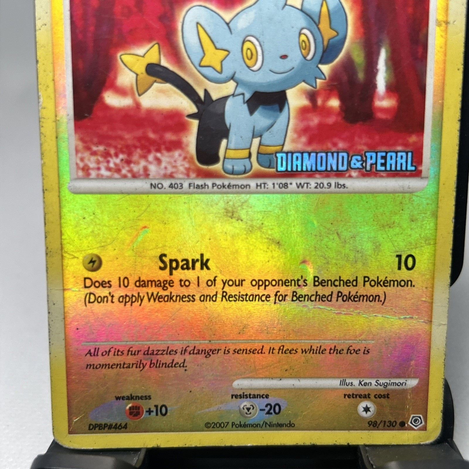 HP/DMG Shinx Stamped Reverse Holo Pokemon TCG Diamond & Pearl 98/130