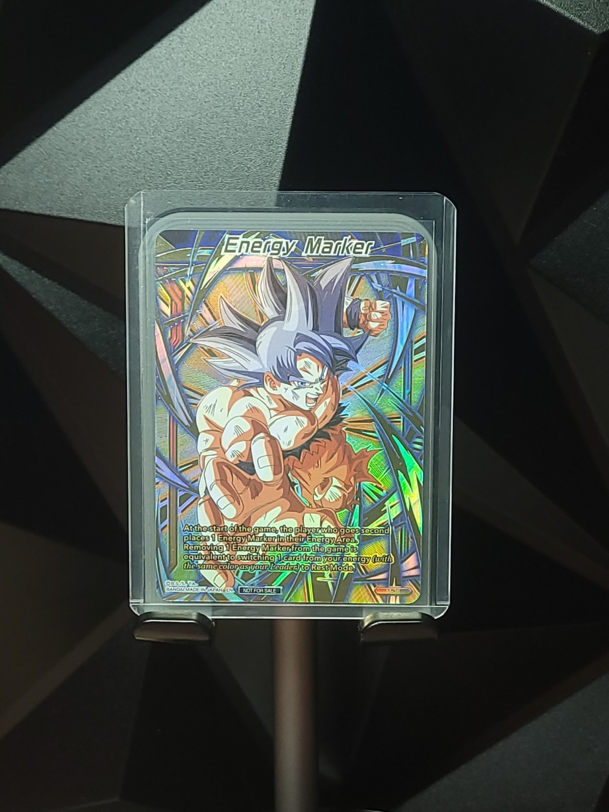 Dragon Ball Super Masters Energy Marker M-36 Son Goku Gold Foil *NM*