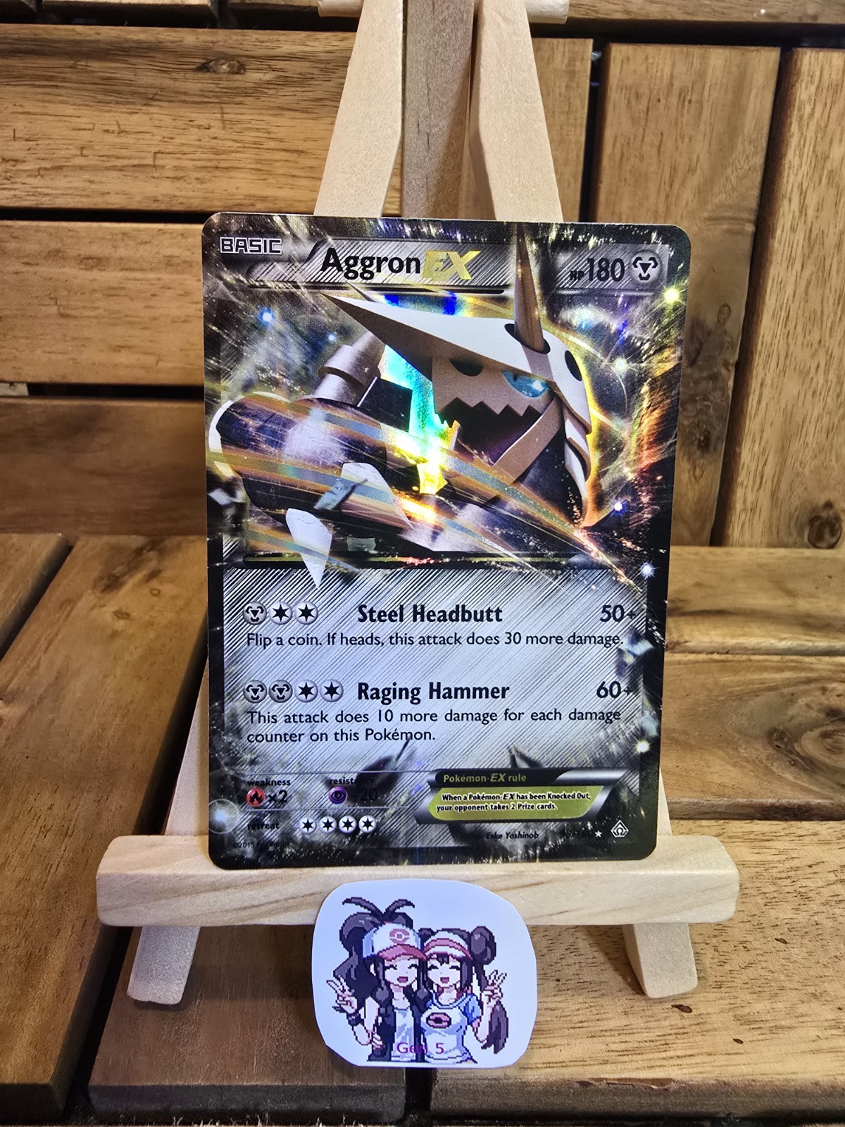Pokemon Aggron-EX 93/160 XY Primal Clash Full Art Holo EN