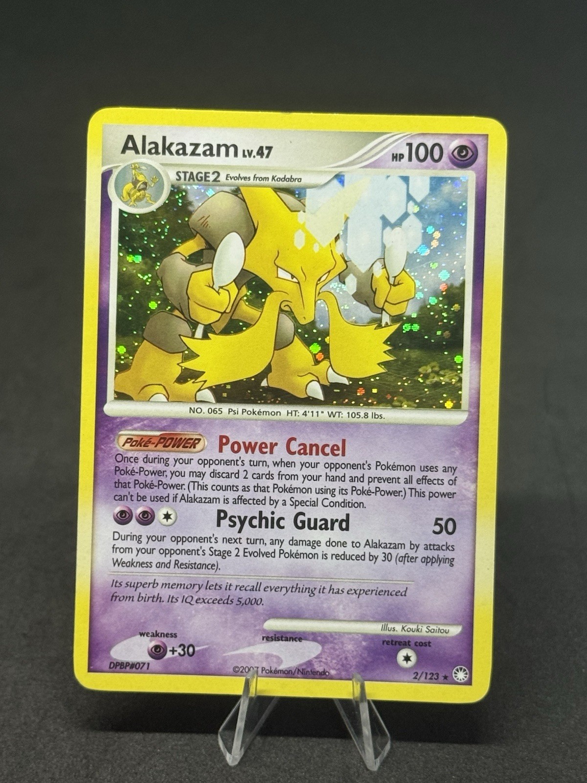 Alakazam 2/123 Mysterious Treasures Holo