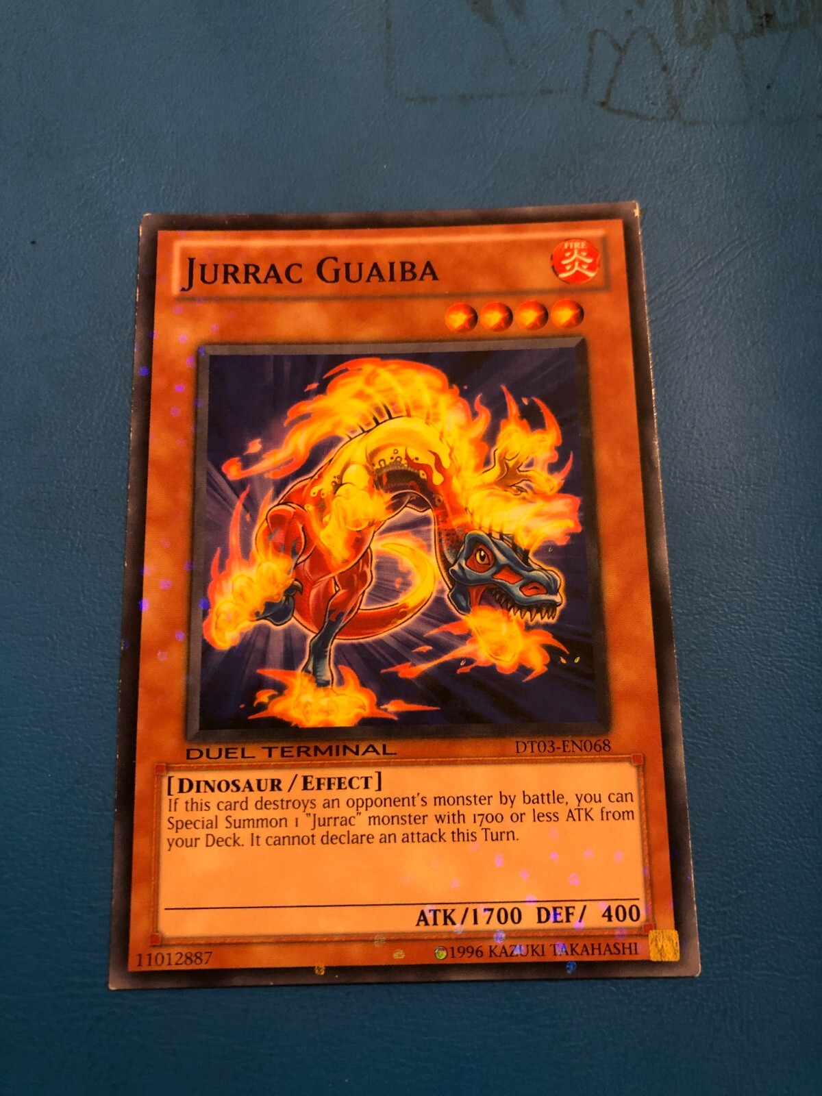 YUGIOH Duel Terminal Common Jurrac Guaiba DT03-EN068 PLAYED