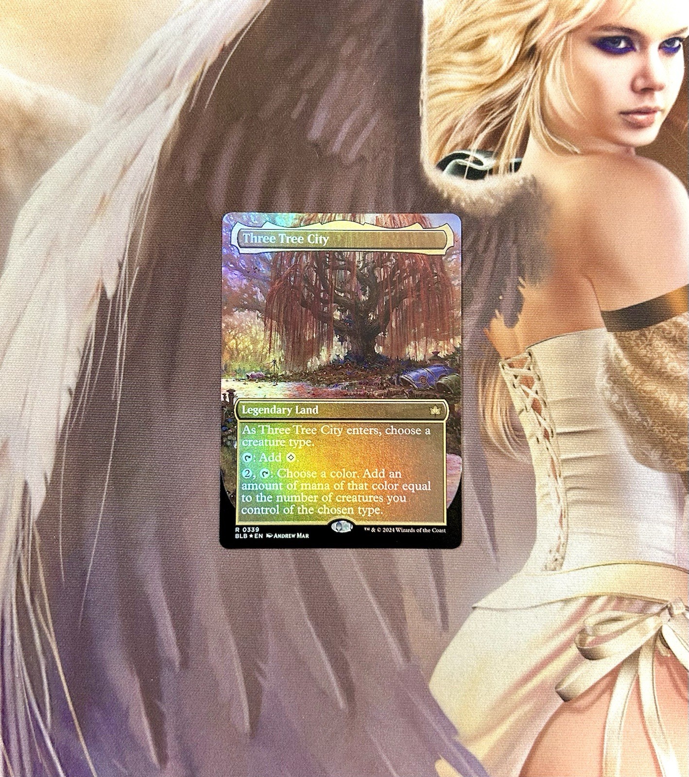 THREE TREE CITY 2024 MTG MAGIC BLOOMBURROW RARE AUTUMN FALL BORDERLESS #339 FOIL