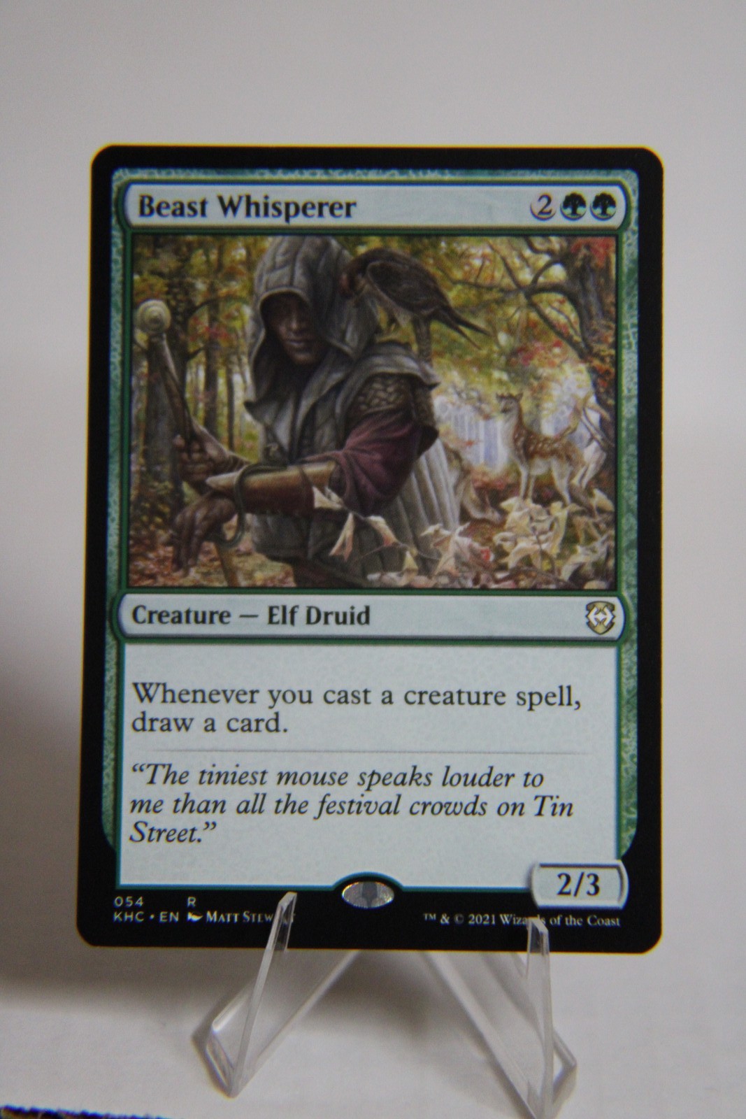 Beast Whisperer 54 Kaldheim Commander NM English 1075