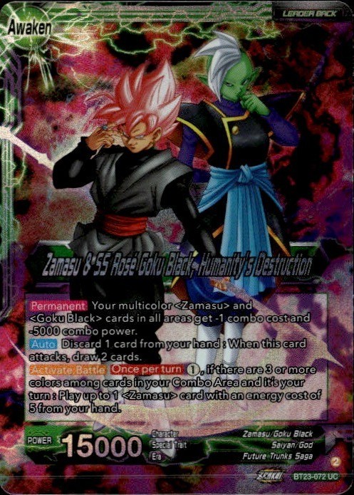 Zamasu & Goku Black // Zamasu & SS Rose Goku Black, Humanity’s Destruction Uncom