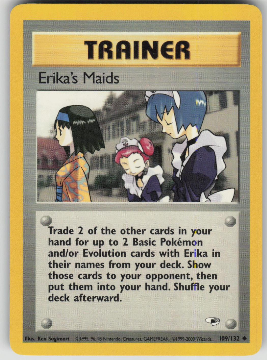 Pokemon TCG Erika’s Maids Uncommon Gym Heroes 109/132
