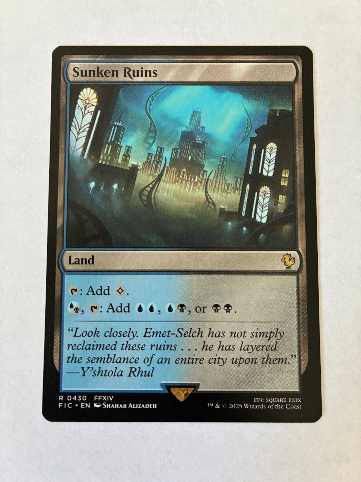 MTG Sunken Ruins Commander: Final Fantasy Regular NM blue black