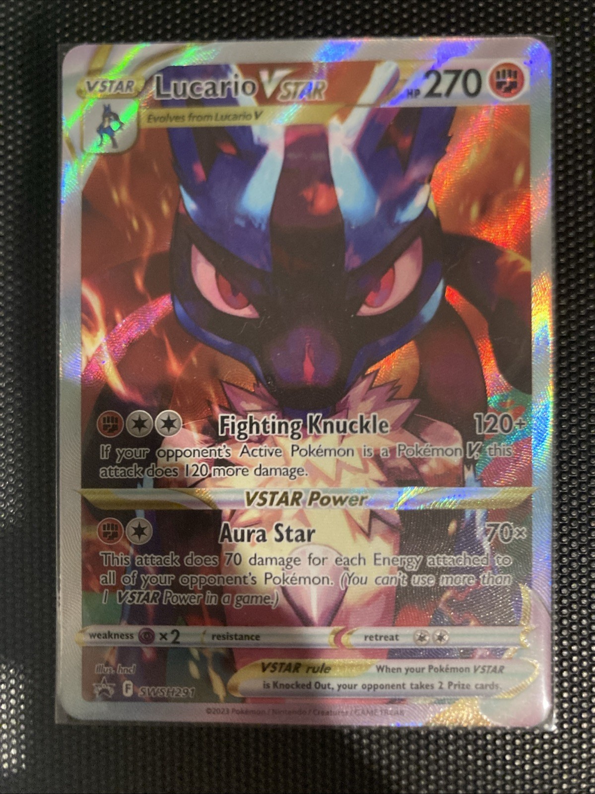 Lucario VSTAR SWSH291 SWSH: Sword & Shield Promo Cards Holo
