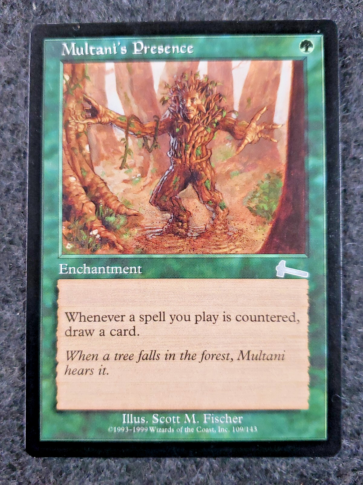 Multani’s Presence Magic the gathering Urza’s Legacy MTG NM No play …(DS3D1K1)