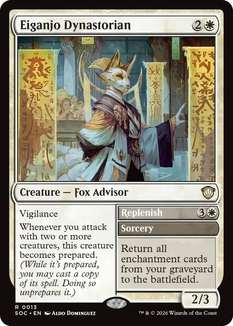MTG Eiganjo Dynastorian [Secrets of Strixhaven Commander] Near Mint Magic