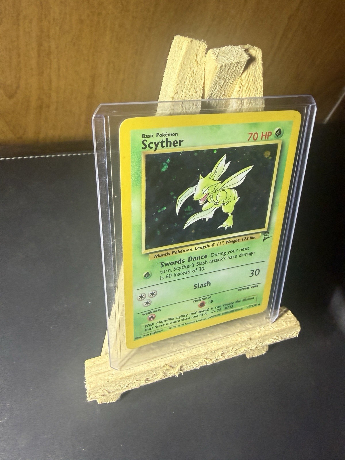 Scyther 017/130 Base Set 2 Holo