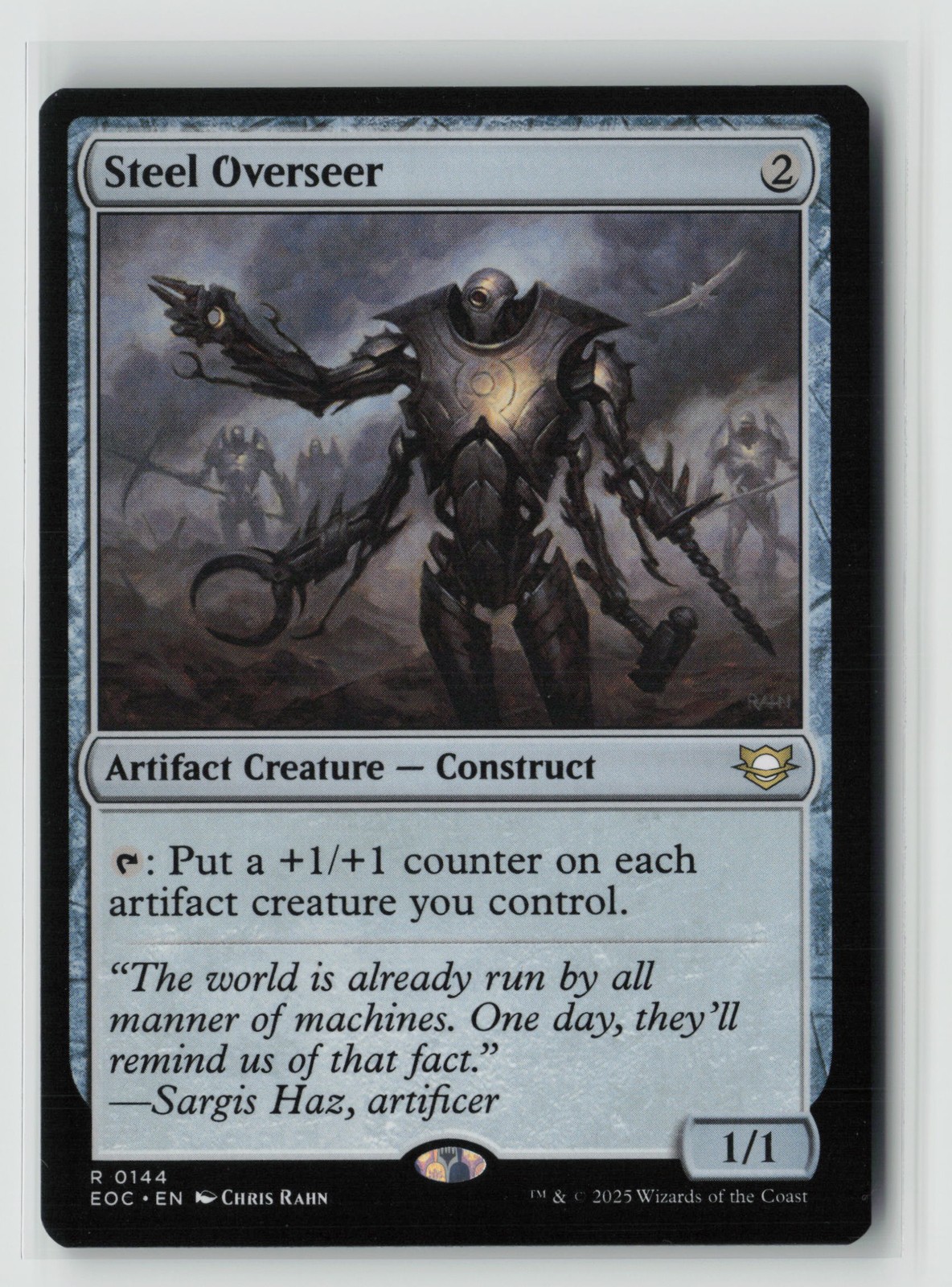 Steel Overseer 144 Commander: Edge of Eternities EOC MTG Magic