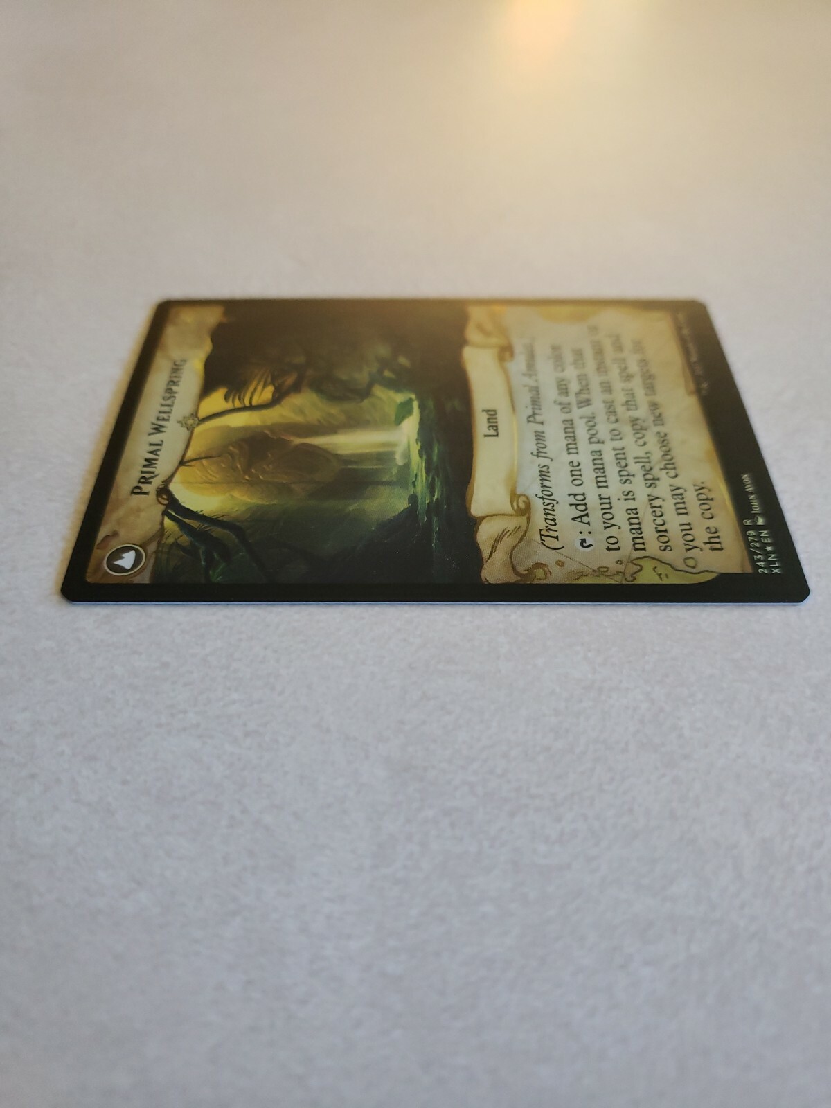 MTG Primal Amulet Primal Wellspring Ixalan Foil Rare Artifact Near Mint Unplayed