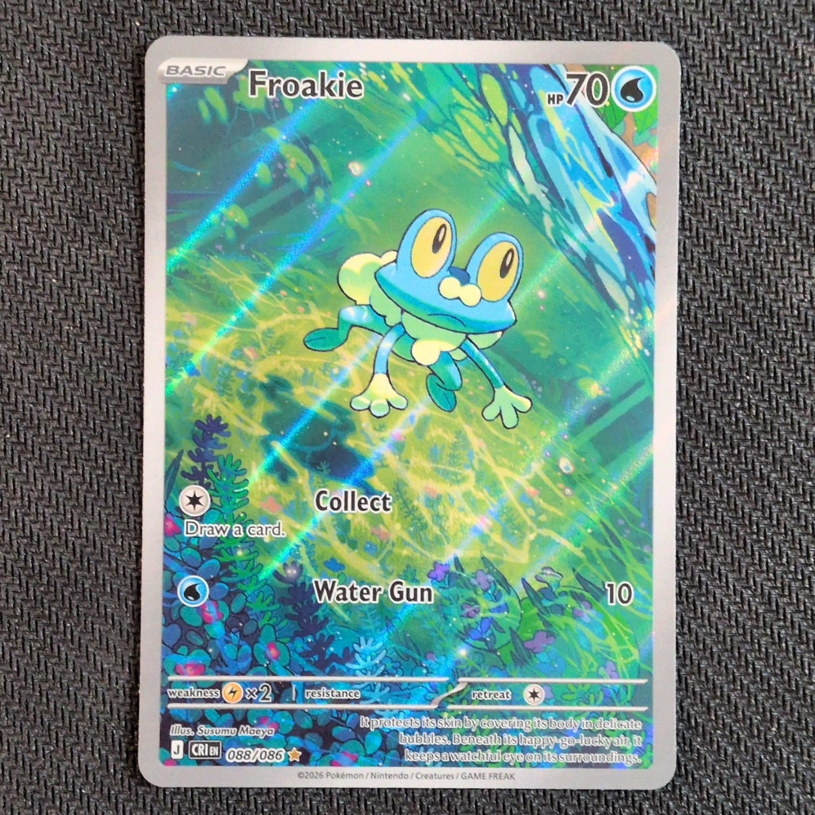 The Pokémon Company Froakie 088/086 Chaos Rising Full Art ENG